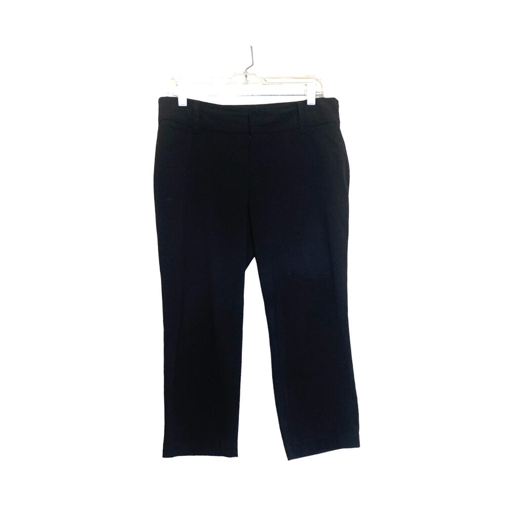 AB Studio black cropped pants size 8